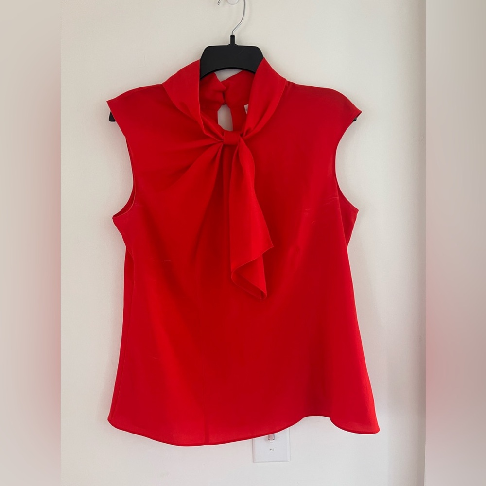 Eva Mendes Red Blouse